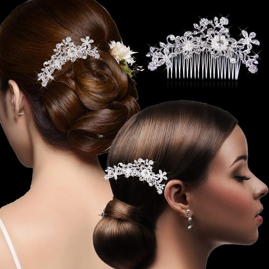 Pearl Bridal Hair Comb Clip Hairpin Head Piece - TulleLux Bridal Crowns &  Accessories 