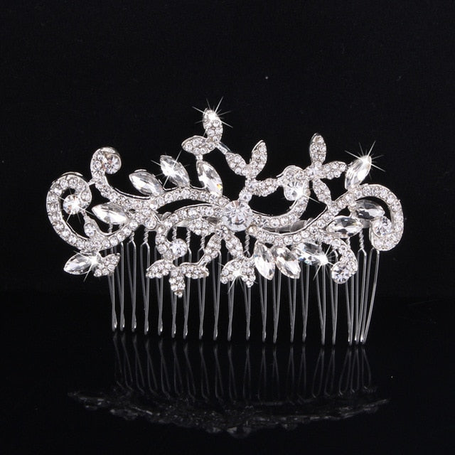 Pearl Bridal Hair Comb Clip Hairpin Head Piece - TulleLux Bridal Crowns &  Accessories 