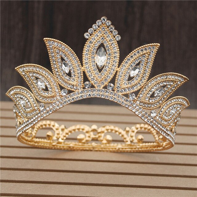 fashion cute crown Custom Gold Silver rhinestone Broches Pin