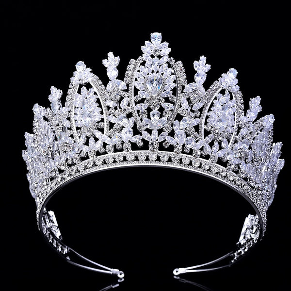 Classic Princess Crown Elegant Wedding Bridal Pageant Tiara Crown ...