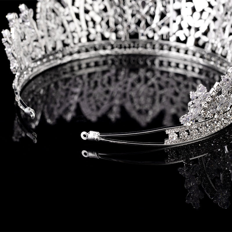 
                      
                        Classic Princess Crown Elegant Wedding Bridal Pageant Tiara Crown - TulleLux Bridal Crowns &  Accessories 
                      
                    