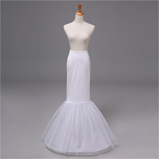 2 Layer Mermaid Wedding Dress Underskirt - TulleLux Bridal Crowns &  Accessories 