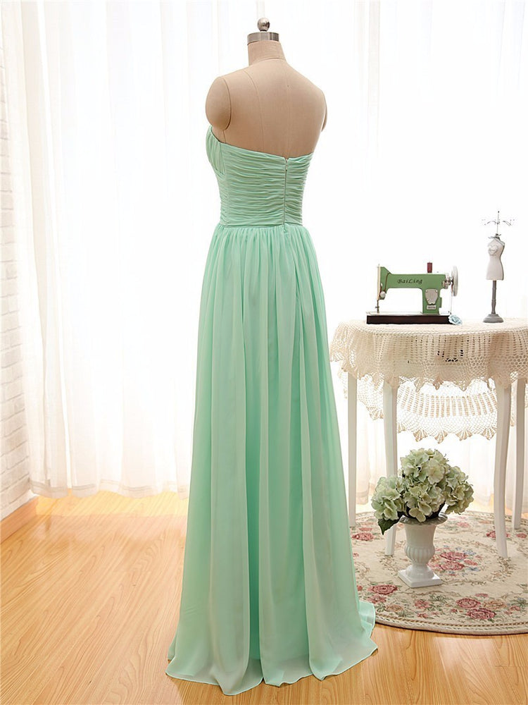 
                      
                        Chiffon A-Line Bridesmaid, Prom, Pageant Dress in 3 Styles Plus Sizes Available - TulleLux Bridal Crowns &  Accessories 
                      
                    