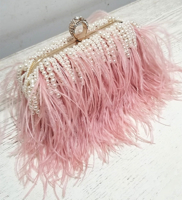 Pink Designer Luxury Purse, Clutch Purse Handbags