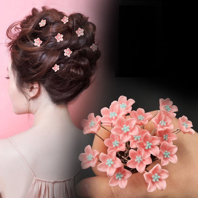 20Pc/Set Wedding Bridal Crystal Rhinestone Styling Hair Pins - TulleLux Bridal Crowns &  Accessories 