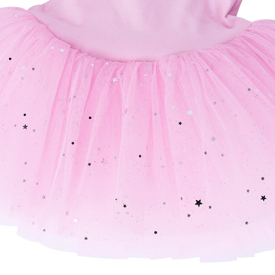 Young Girls Ballet Tutu Tulle Dress Sleeveless Gymnastics Leotard Costume