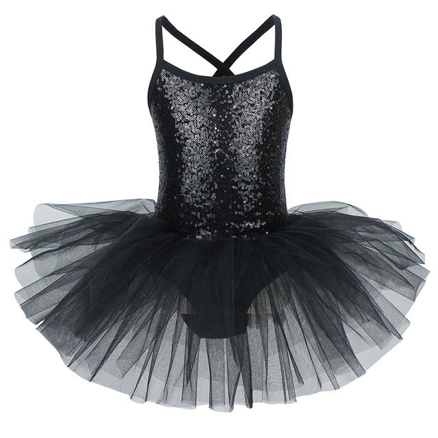 
                      
                        Ballerina Girls Costume Sequined Tutu Leotard Dance Wear Gymnastic Dress
                      
                    