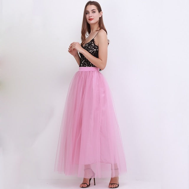 Load image into Gallery viewer, 4 Layer Tulle Bouffant Puffy Fashion Tutu Skirt
