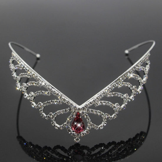 Rhinestone Crystal Princess Tiaras and Crowns Girls Hair Accessories for Birthdays - TulleLux Bridal Crowns &  Accessories 