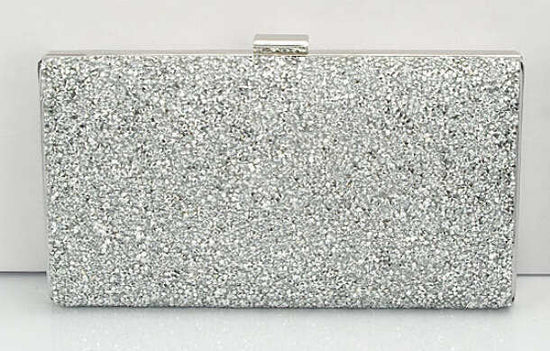 Diamond Sequin Clutch Purse and Handbag Two Chain Shoulder Bag - TulleLux Bridal Crowns &  Accessories 