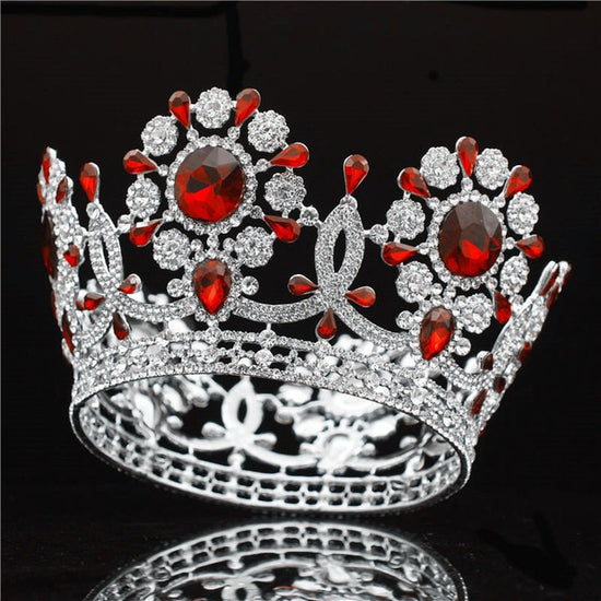 Queen Rossecelt- mini veil crown