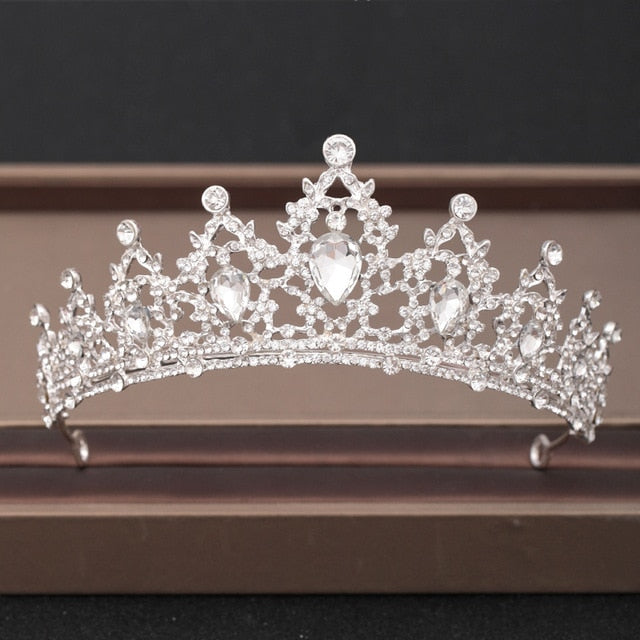 Multi Style Fashion Rhinestones Crystal  Crowns Tiaras - TulleLux Bridal Crowns &  Accessories 