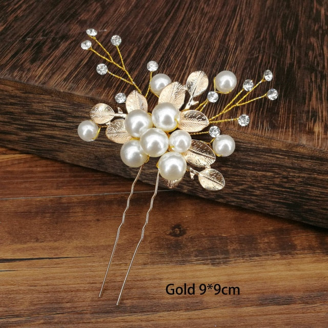 1pc Bridal Veil With Pearl And Comb, Hair Accessory For Wedding Party
