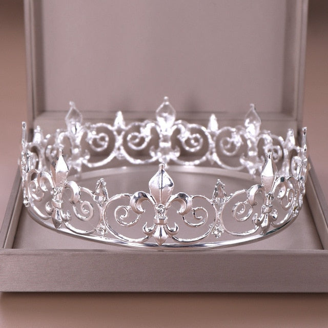 
                      
                        Round Crown Queen Tiara  Party  Wedding Hair Accessories - TulleLux Bridal Crowns &  Accessories 
                      
                    