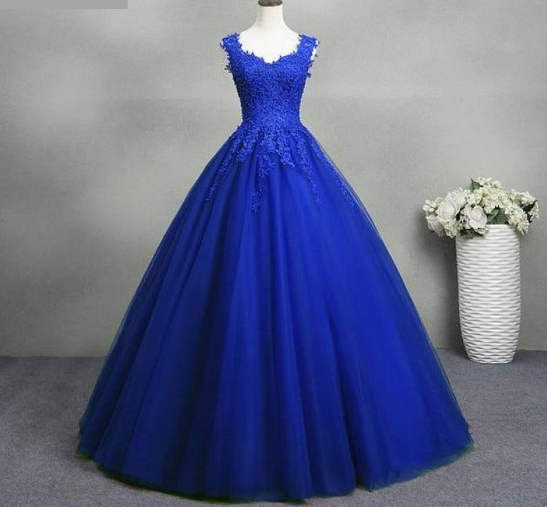 Royal Blue Gold Lace Royal Blue Quinceanera With Sweetheart Neckline And  Laces Up Back 2022 Collection For Women, Plus Size Available Perfect For  Prom, Party, And Evening Events From Sweety_wedding, $154.42