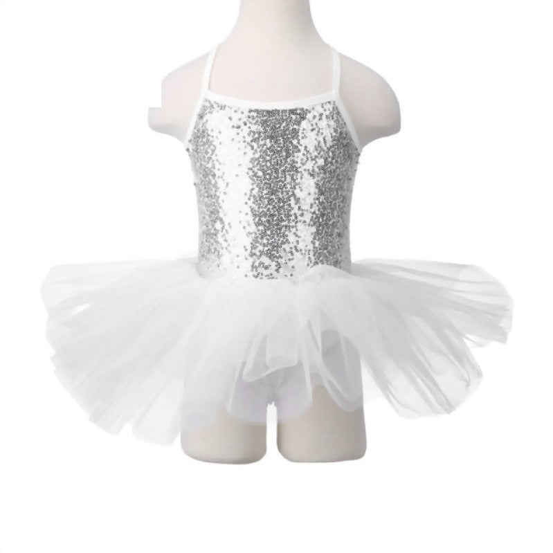 
                      
                        Ballerina Girls Costume Sequined Tutu Leotard Dance Wear Gymnastic Dress
                      
                    