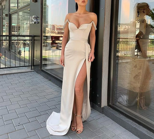 Load image into Gallery viewer, Vestidos De Fiesta Sweetheart Long Evening Dress Robe De Soiree  Party Dress - TulleLux Bridal Crowns &amp;amp;  Accessories 
