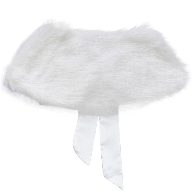 Flower Girls Faux Fur Bolero Shrug Jacket  Princess Cape Dress Cover Up Wedding Pageant Party Wrap - TulleLux Bridal Crowns &  Accessories 