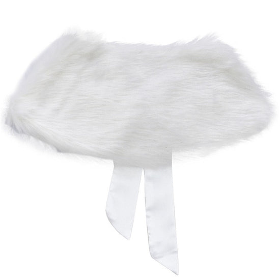 Flower Girls Faux Fur Bolero Shrug Jacket  Princess Cape Dress Cover Up Wedding Pageant Party Wrap - TulleLux Bridal Crowns &  Accessories 