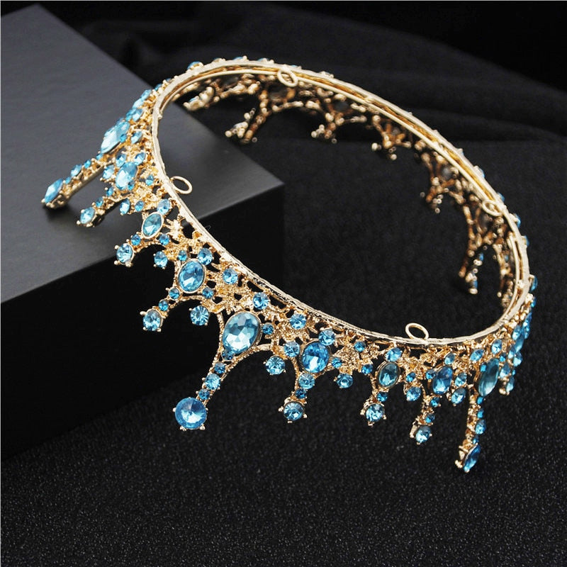
                      
                        Multiple Colors Full Round Crystal Queen Crown
                      
                    