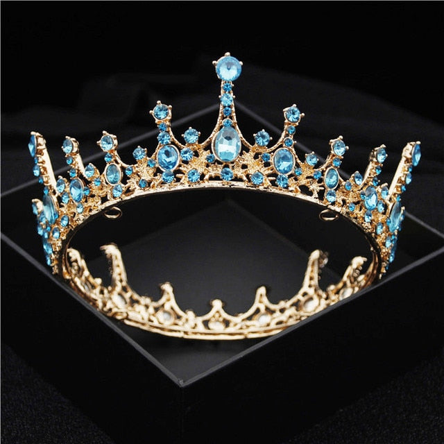 
                      
                        Multiple Colors Full Round Crystal Queen Crown
                      
                    