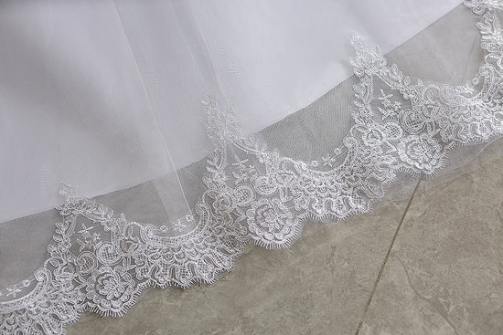 Load image into Gallery viewer, Elegant Beading Lace Court Train Ball Wedding Gown - TulleLux Bridal Crowns &amp;amp;  Accessories 
