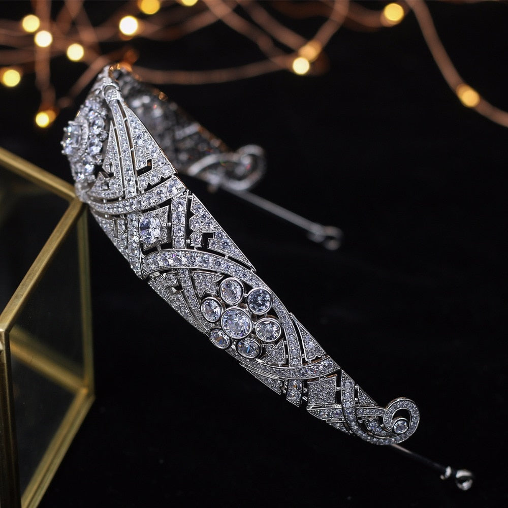 
                      
                        Meghan Markle Zircon Wedding Day Bridal Crown Tiara
                      
                    