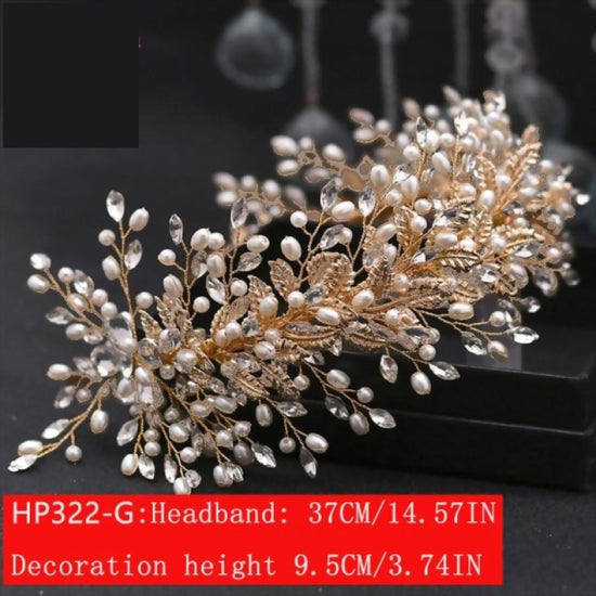 Rhinestone Crystal Hair Piece  Wedding Headpiece for Bride - TulleLux Bridal Crowns &  Accessories 