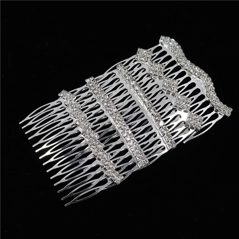 Crystal Pearl Wedding Hair Combs  Bridal  Accessories - TulleLux Bridal Crowns &  Accessories 