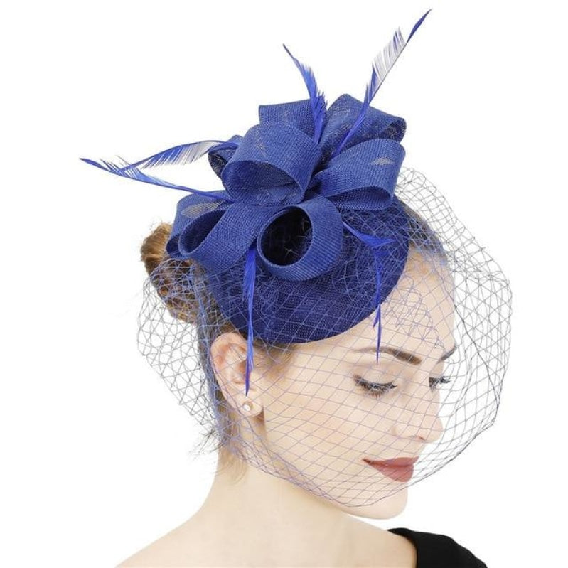 
                      
                        Multiple Colors Classic Mesh Fascinating Hair Clip Bowler Feather Hat Headband - TulleLux Bridal Crowns &  Accessories 
                      
                    