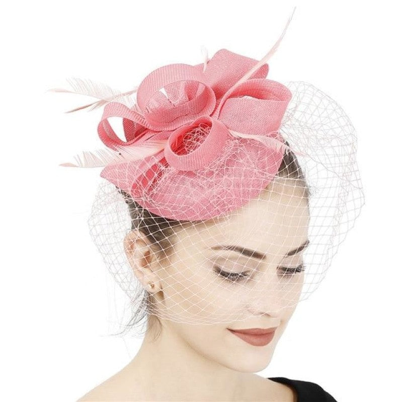 
                      
                        Multiple Colors Classic Mesh Fascinating Hair Clip Bowler Feather Hat Headband - TulleLux Bridal Crowns &  Accessories 
                      
                    