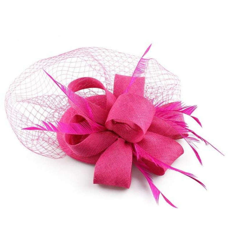 
                      
                        Multiple Colors Classic Mesh Fascinating Hair Clip Bowler Feather Hat Headband - TulleLux Bridal Crowns &  Accessories 
                      
                    