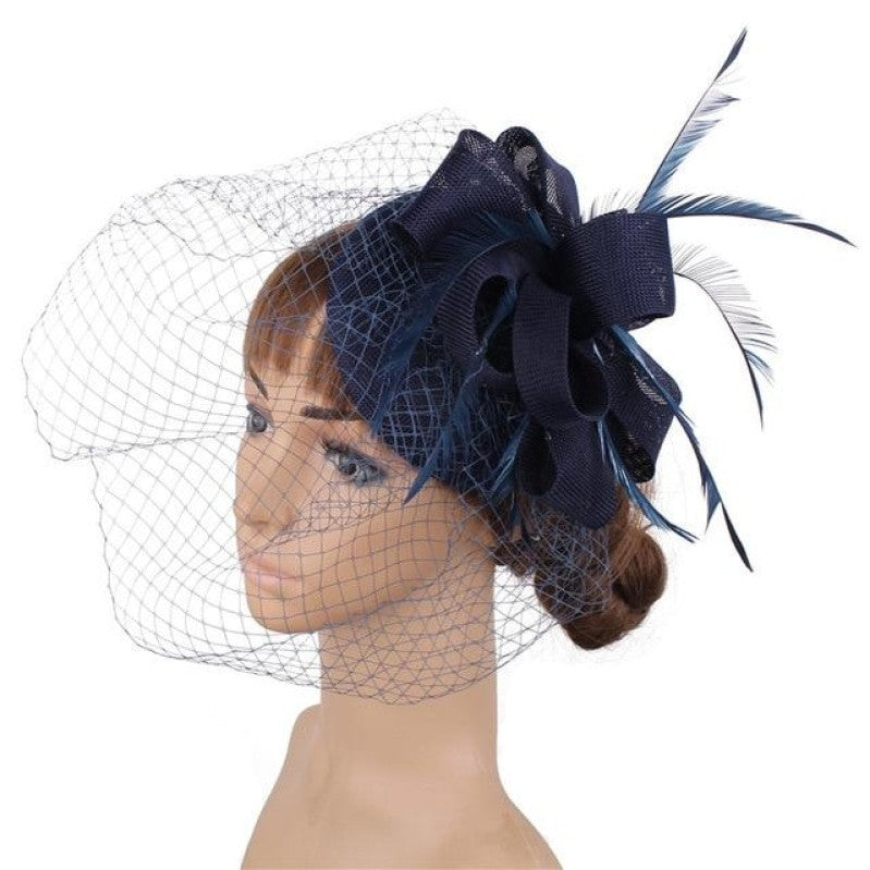 
                      
                        Multiple Colors Classic Mesh Fascinating Hair Clip Bowler Feather Hat Headband - TulleLux Bridal Crowns &  Accessories 
                      
                    