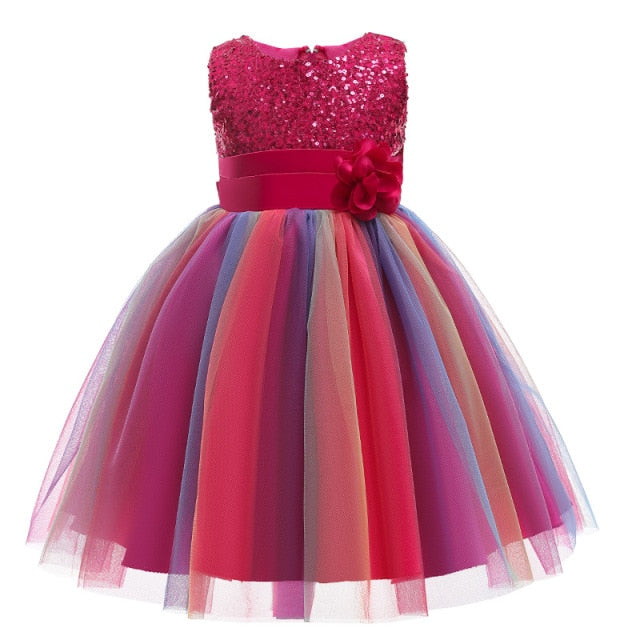 
                      
                        Girls Sequined Flower Princess Party Dress, Baby Girls - TulleLux Bridal Crowns &  Accessories 
                      
                    