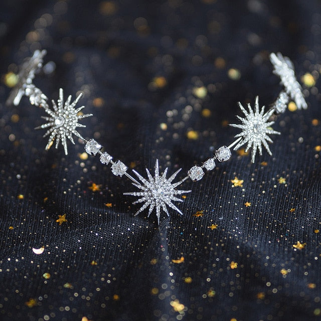 
                      
                        Star Headpiece Tiara Crown Rhinestone Crystal Headband - TulleLux Bridal Crowns &  Accessories 
                      
                    