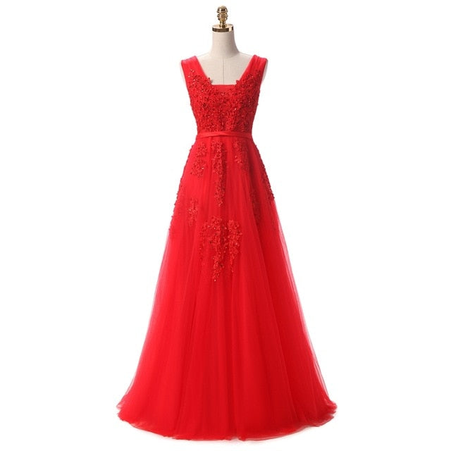 Sweet Lace V-Neck Party Dress in Many Colors