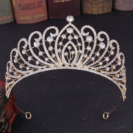 Retro Baroque Luxury Crystal Tiaras and Crowns in 6 Crystal Colors ...