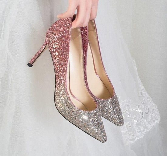 How to Make DIY Glitter Shoes and Heels - Bellatory
