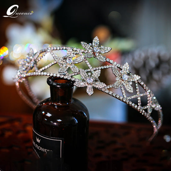 Crystal Bridal Wedding Bridal Crown Headband - TulleLux Bridal Crowns &  Accessories 