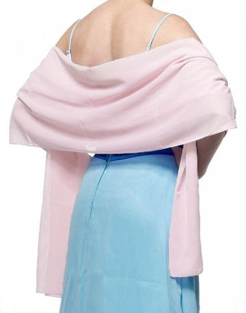 
                      
                        Chiffon Wedding Bridal Shawl Wrap Scarf Wedding Accessories - TulleLux Bridal Crowns &  Accessories 
                      
                    