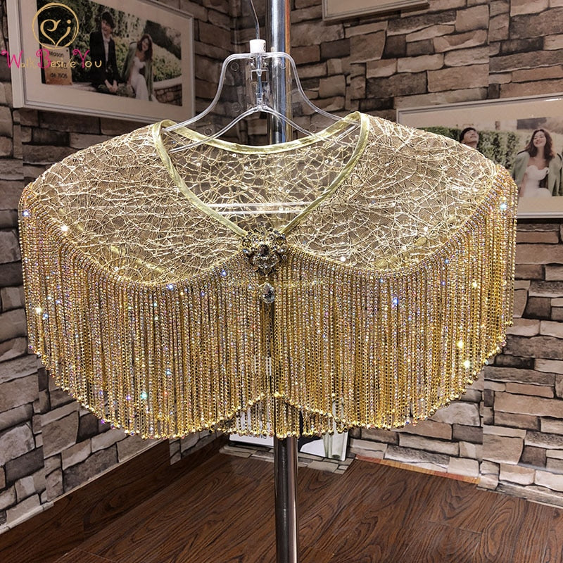 Beading Wedding Wrap Crystal Rhinestone - TulleLux Bridal Crowns &  Accessories 