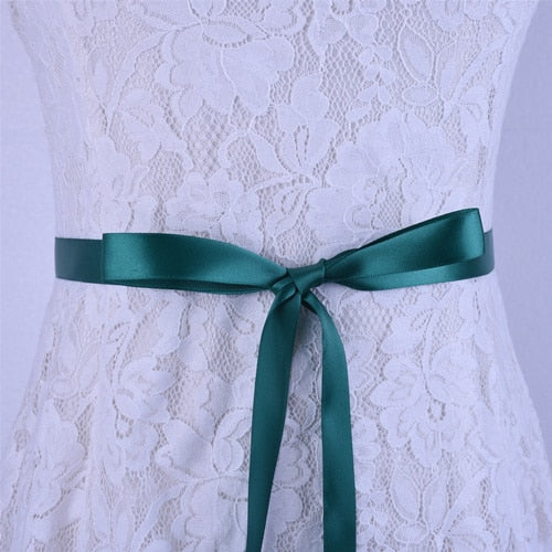 Crystal Wedding Belt Sliver Bridal Rhinestone Wedding Dress Sash - TulleLux Bridal Crowns &  Accessories 