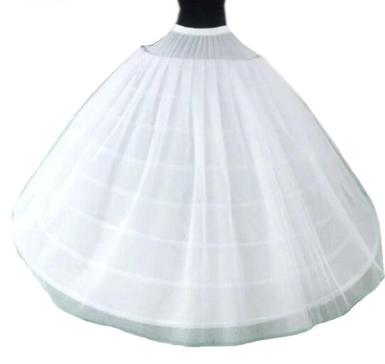 Biggest Widest Petticoat Underskirt 8 Eight Hoops 3 Layers Tulle Wedding Crinoline For Quinceañera Dress Ball Gown - TulleLux Bridal Crowns &  Accessories 