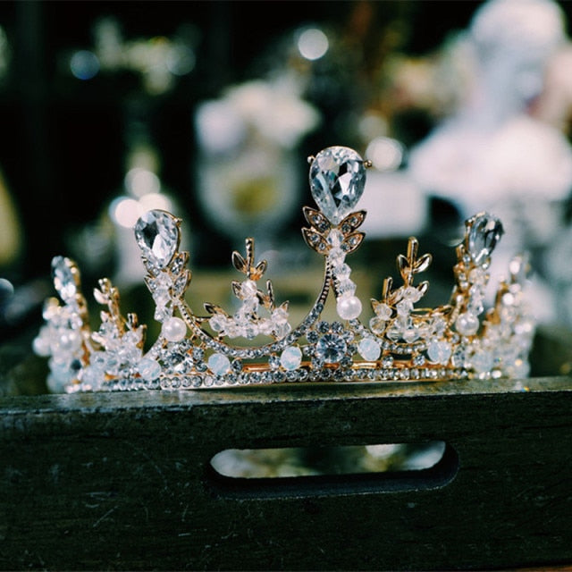 Crystal Princess Party High Point Tiara Crown - TulleLux Bridal Crowns &  Accessories 