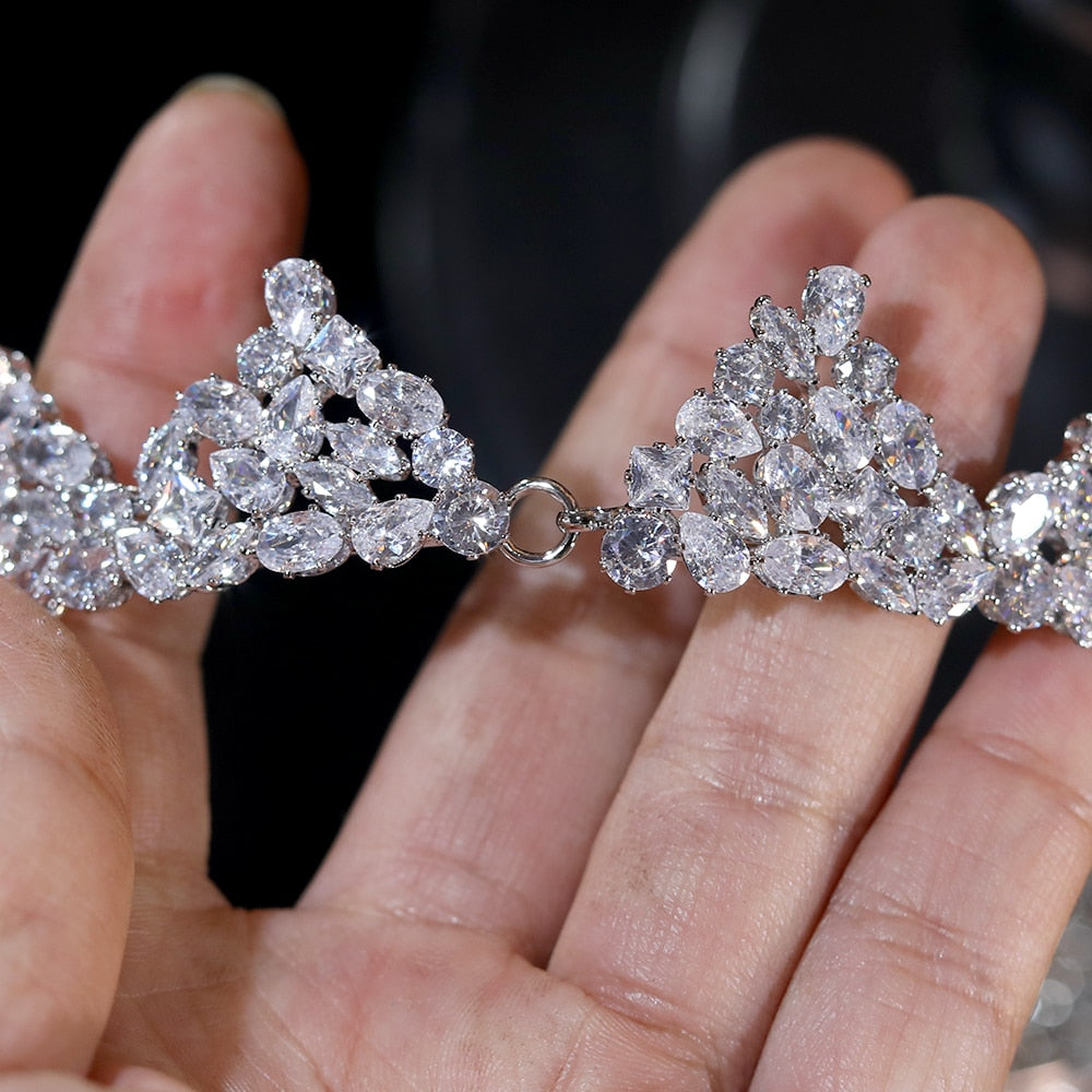 
                      
                        Tiara Crystal Crown Bridal Wedding Hair Accessories - TulleLux Bridal Crowns &  Accessories 
                      
                    