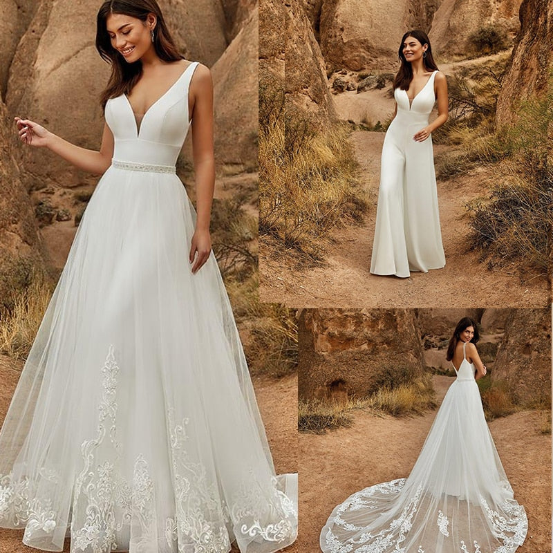 Top 20 Wedding Dresses With Detachable Skirt for 2024 