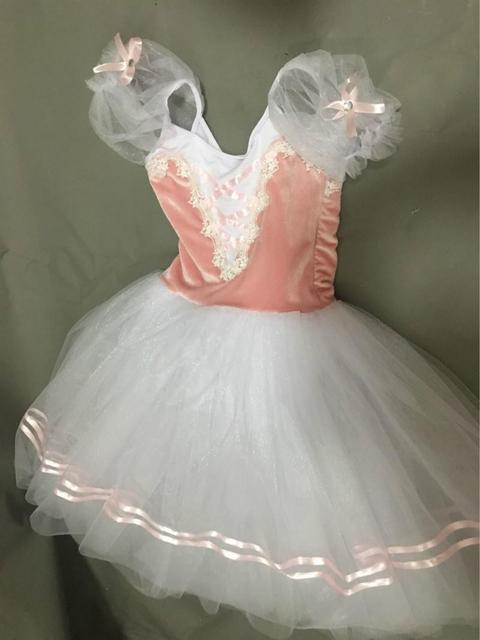 
                      
                        Short Puff Sleeve Giselle Ballet Girls Tutu Costume Performance Dancing Wear
                      
                    