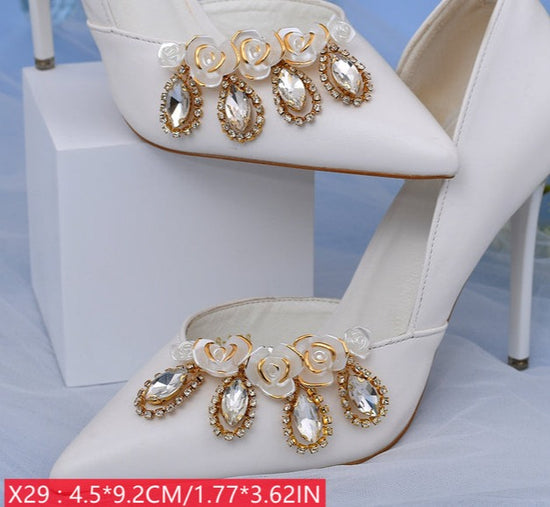 Load image into Gallery viewer, Shoe Buckle Clip Charm Fashion High Heel Accessories
