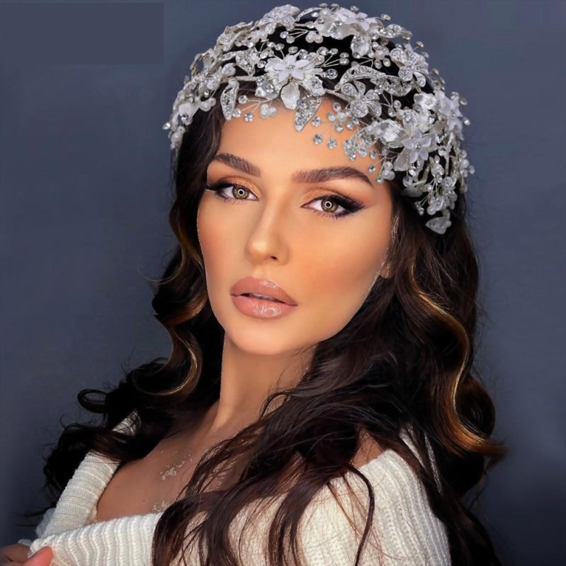 Luxury European CZ Wedding Crowns for Women Cubic Zirconia Big Headpieces  Dubai Arabic Bridal Hair Accessories | Lazada