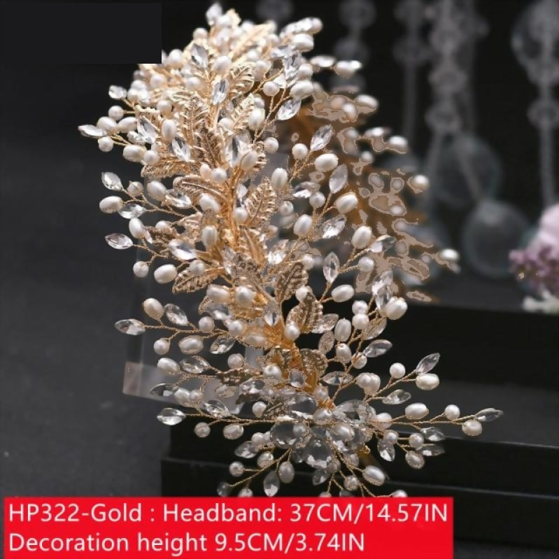 Luxurious Bridal Headband Rhinestone Wedding Hair Accessory 10 Styles - TulleLux Bridal Crowns &  Accessories 